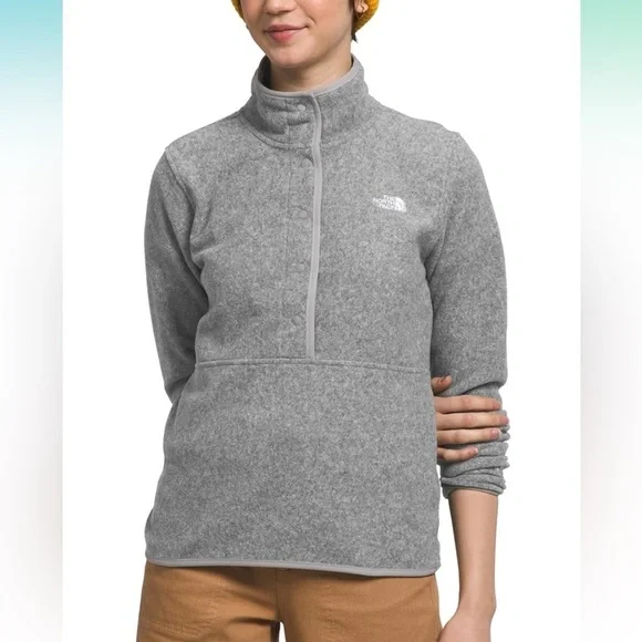 THE NORTH FACE Women's Alpine Polartec 100 Half-Snap Fleece Pullover sweatshirt - Picture 2 of 7